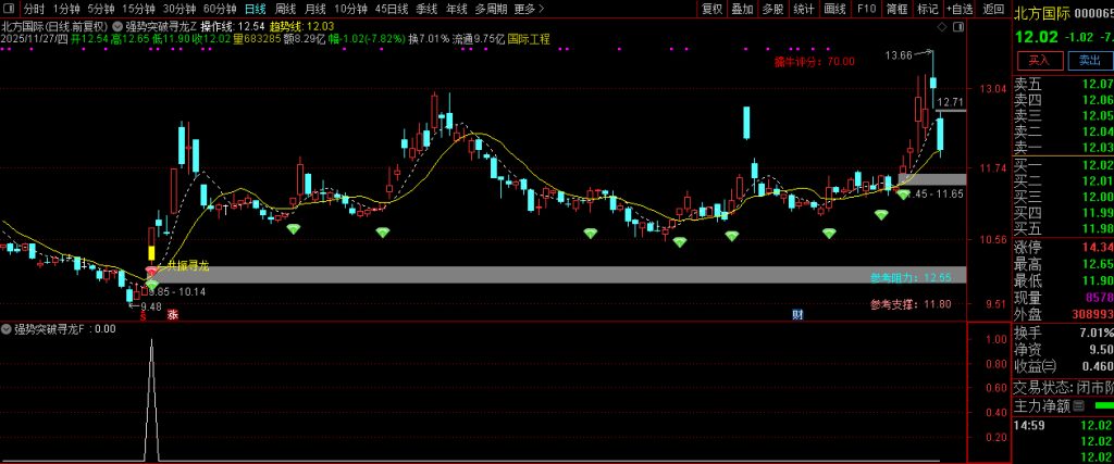 图片[9]-通达信【强势突破寻龙】长阳突破+异常放量+多周期协同 主副图+选股-指标666