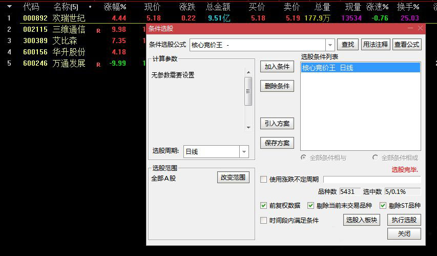 图片[6]-通达信【派神竞价选股排序12合1】源码版，竞价选股指标合集下载-指标666