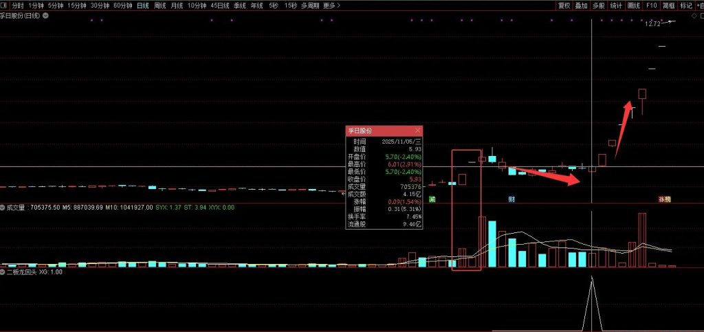图片[2]-通达信【二板龙回头】海马汽车、孚日股份走妖逻辑的量化 副图+选股指标-指标666