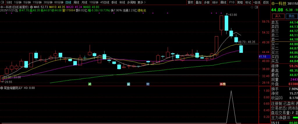 图片[11]-趋势上升中的【尾盘缩量阴买】副图+选股 趋势回调擒牛买入策略-指标666