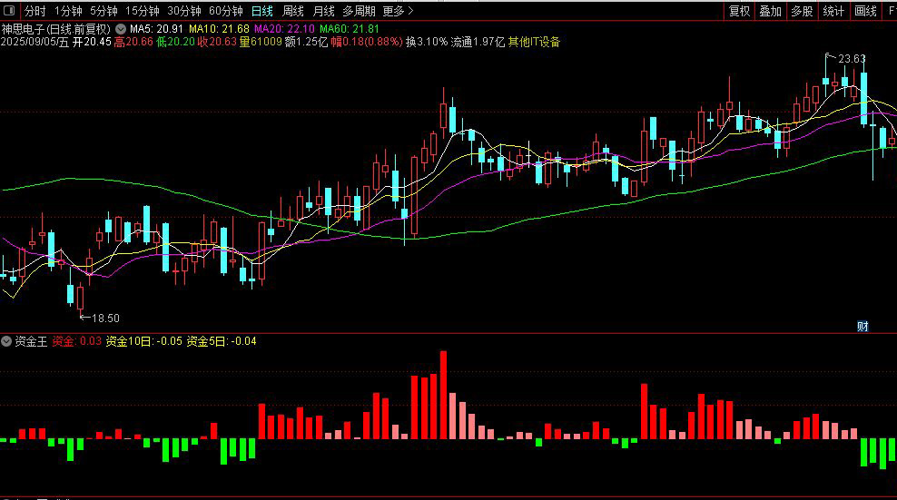 图片[5]-通达信【资金王】L2副图指标 别人的算法结合了自己的思路自编 涨停回调超级好用-指标666