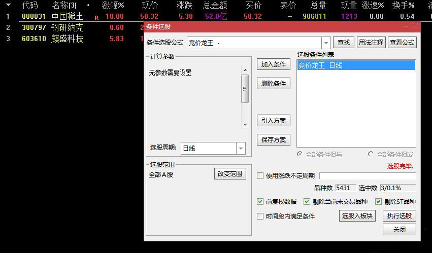 图片[3]-通达信【派神竞价选股排序12合1】源码版，竞价选股指标合集下载-指标666