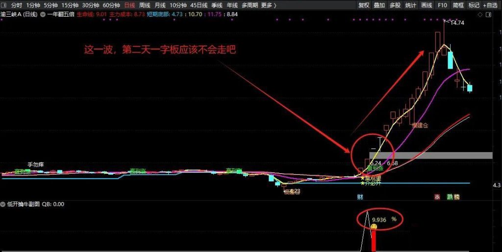 图片[2]-通达信【低开擒牛抓涨停】副图+选股 龙头低吸者的最爱 出票少而精无未来-指标666