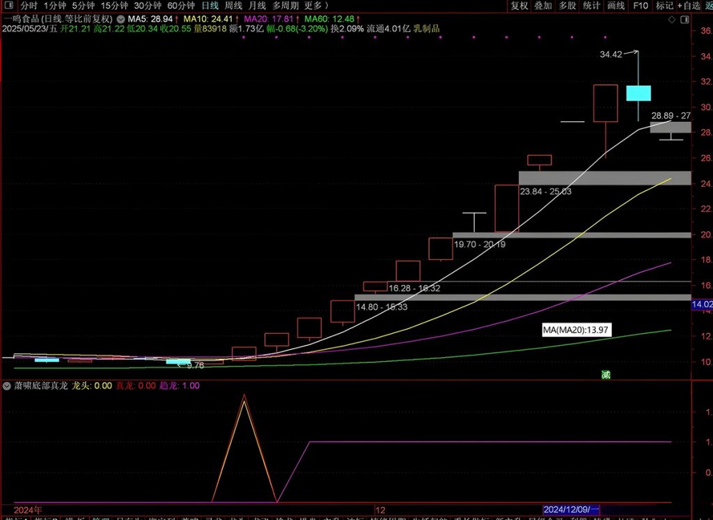 图片[7]-通达信【萧啸底部真龙】副图+选股指标 精准捕捉龙头股底部启动信号 萧啸老师作品-指标666