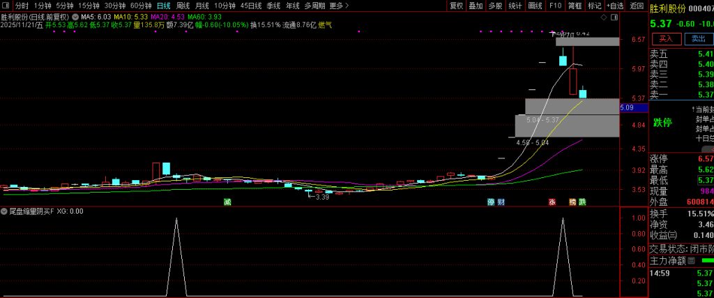 图片[13]-趋势上升中的【尾盘缩量阴买】副图+选股 趋势回调擒牛买入策略-指标666