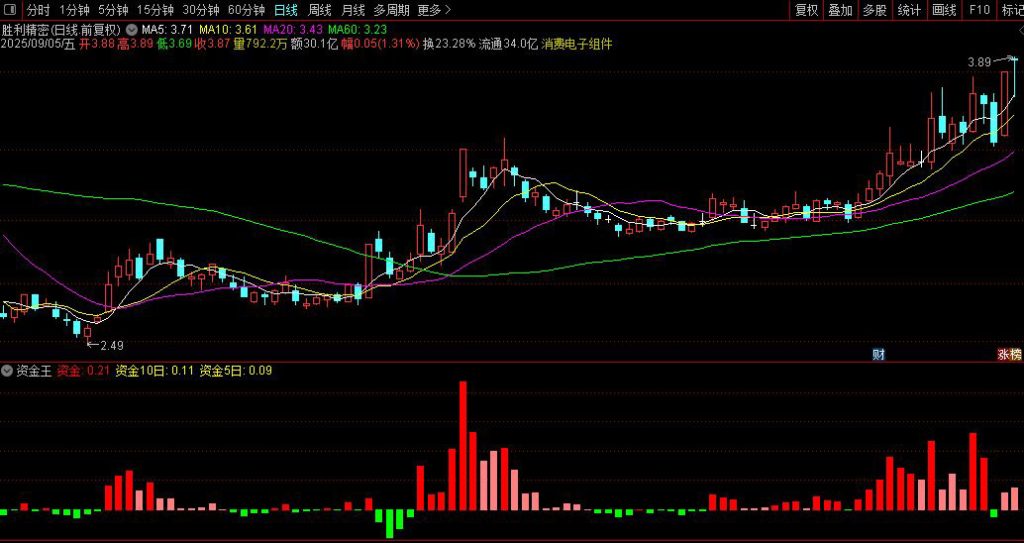 图片[1]-通达信【资金王】L2副图指标 别人的算法结合了自己的思路自编 涨停回调超级好用-指标666