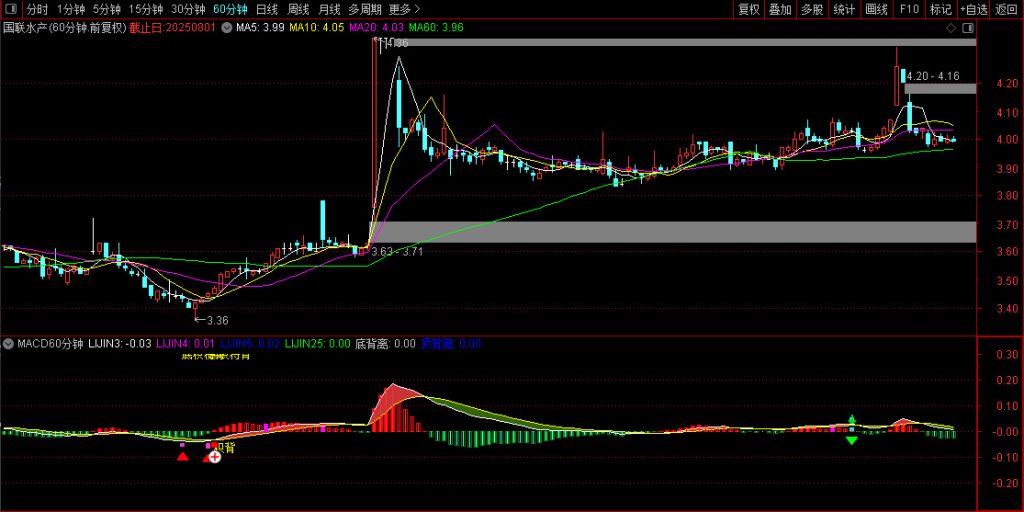 图片[3]-通达信【MACD60分钟波段高阶玩法】高成功率波段 出现红色小箭头时候买入-指标666