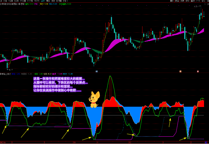 图片[5]-廷进《财经上涨点》副图+选股 多重信号复合指标 寻底看拉升-指标666