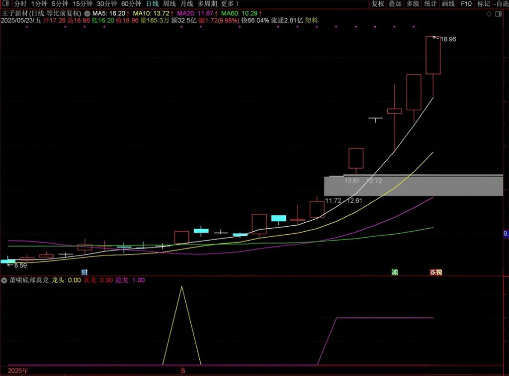 图片[1]-通达信【萧啸底部真龙】副图+选股指标 精准捕捉龙头股底部启动信号 萧啸老师作品-指标666