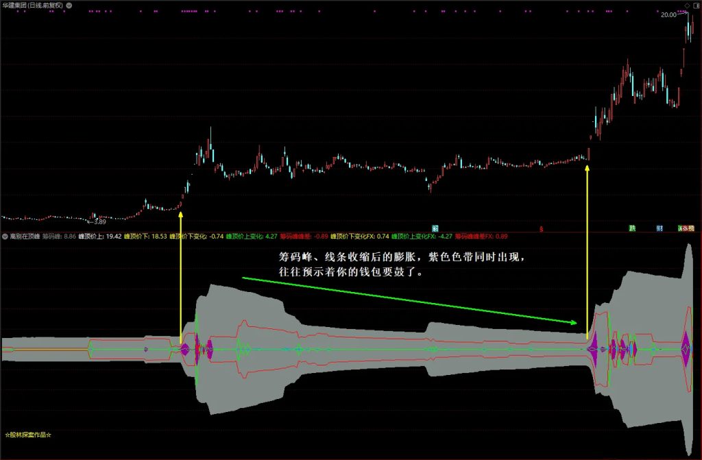 图片[4]-通达信【离别在顶峰】副图指标 筹码类基础指标 股林探案老师出品-指标666