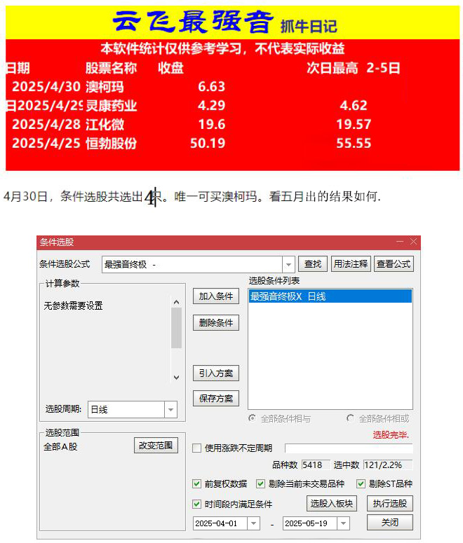 图片[13]-通达信【云飞最强音】主图附图选股预警，5个点以下预警，号称每月最少一支达50%+甚至翻倍的可能，手机电脑通用无未来函数-指标666