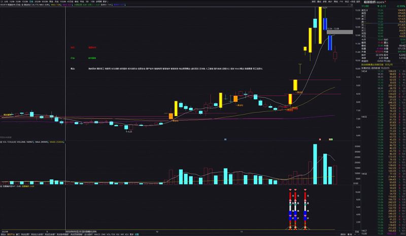 自用【黄金柱战法+龙腾擒妖】套装指标 趋势打板 多因子共振的强势股捕捉-指标666