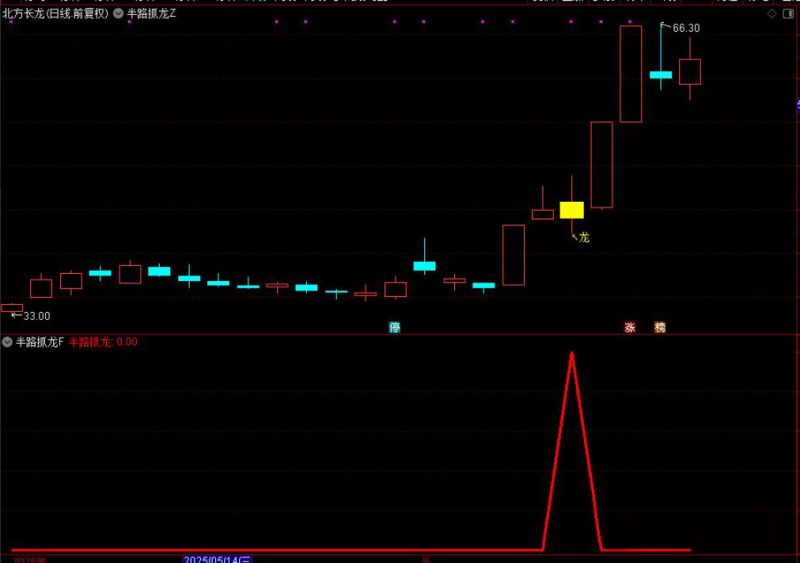 通达信【半路抓龙】半路低位抓龙头思路,手机电脑通用无未来-指标666