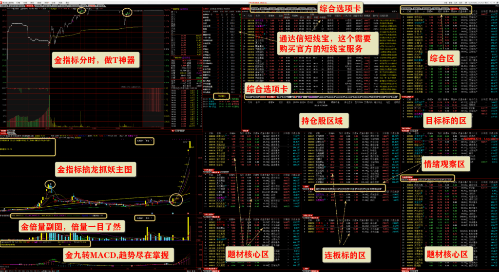 图片[1]-通达信【职业游资操盘系统套装】，专业游资操盘+复盘模式（全套指标+版面）-指标666