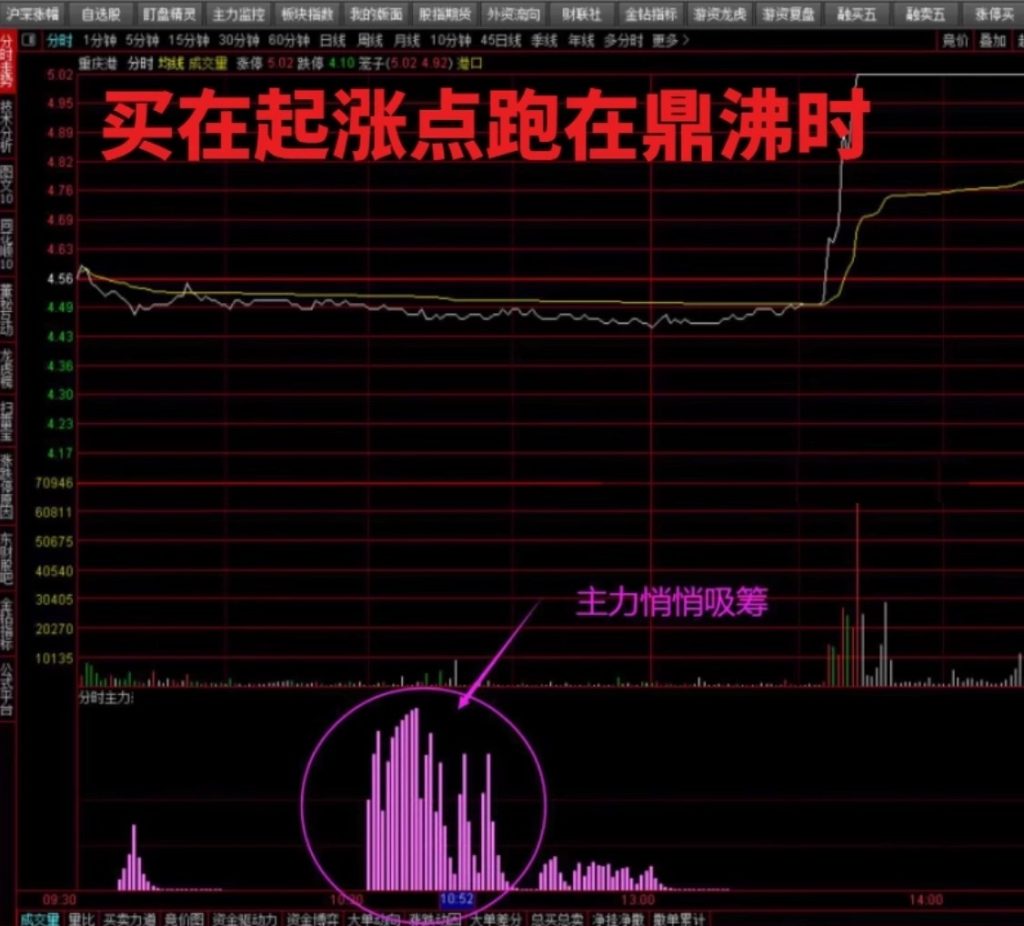 图片[12]-2025新版【双紫擒龙】紫紫红黄庄家控盘分时主力吸筹动能二号起涨高抛低吸-指标666