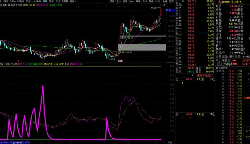 自用【筹码追踪】副图指标 吸筹拉升出货阶段都一目了然-指标666
