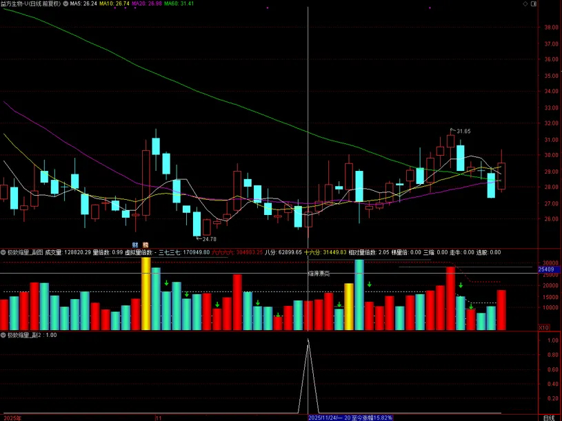 图片[5]-通达信【极致缩量】识别市场中的极度缩量形态 捕捉主力洗盘结束后的关键启动信号-指标666