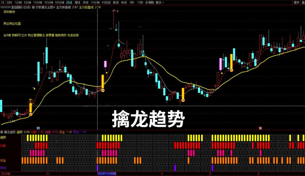 图片[6]-2025【双紫擒龙】最新版91个指标，紫紫红黄庄家控盘分时主力吸筹动能二号-指标666