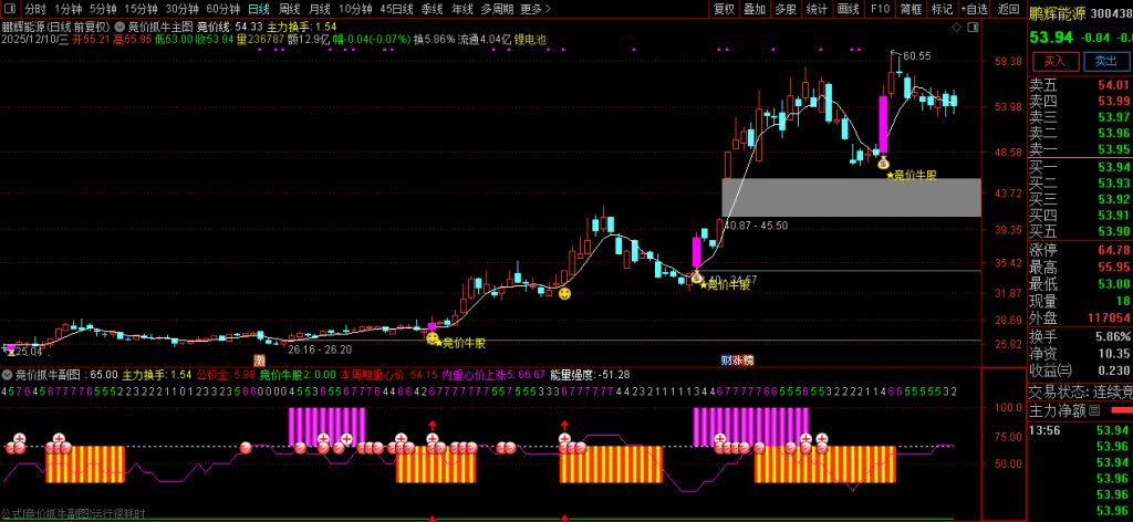 图片[6]-通达信【竞价抓牛】早盘精准擒牛 量能+多指标共振选股神器 主副图+选股-指标666