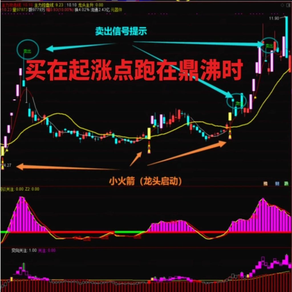 图片[11]-2025新版【双紫擒龙】紫紫红黄庄家控盘分时主力吸筹动能二号起涨高抛低吸-指标666
