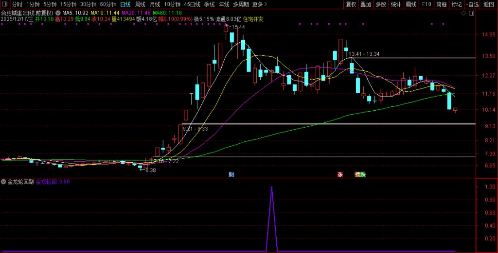 图片[3]-通达信【2026金龙轮回】上涨后的健康回调至关键支撑位 副图+选股-指标666