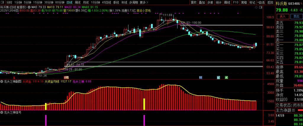 图片[1]-通达信【龙头之神】副图+选股 指标重点在于选择强势个股-指标666