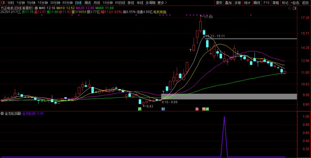图片[2]-通达信【2026金龙轮回】上涨后的健康回调至关键支撑位 副图+选股-指标666
