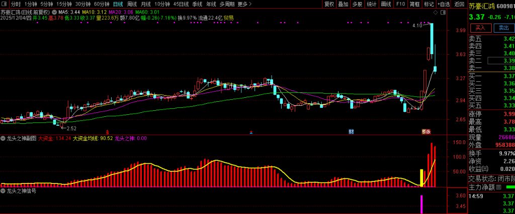 图片[12]-通达信【龙头之神】副图+选股 指标重点在于选择强势个股-指标666