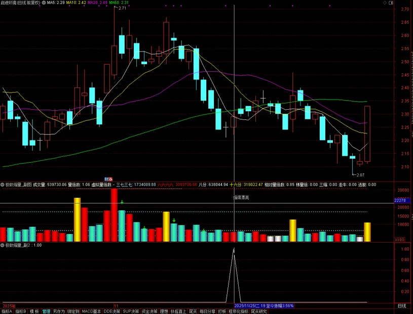 图片[4]-通达信【极致缩量】识别市场中的极度缩量形态 捕捉主力洗盘结束后的关键启动信号-指标666